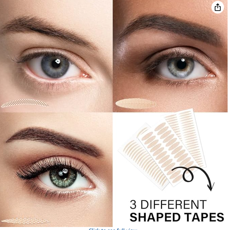 Different eyelid tape shapes
